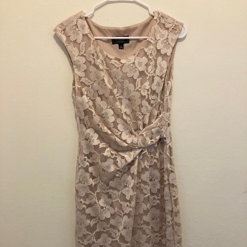 Dress barn Beige dress